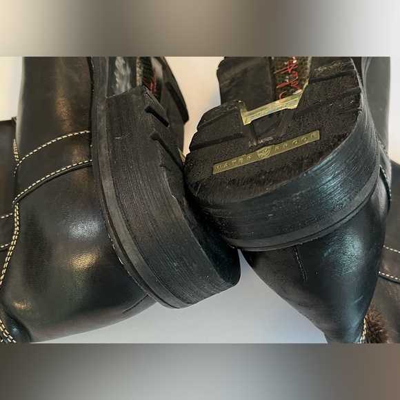 Cole Haan Nike Air Mosby Pull-On Boots Waterproof Black Nubuck Leather Men's 8M - Picture 3 of 11